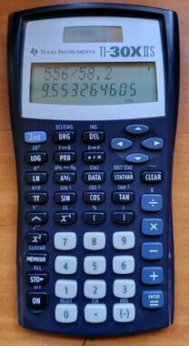 TI30XIIS Texas Instruments Scientific Solar Calculator with Slip Case Cover